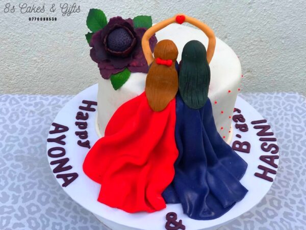 birthday cake for twins