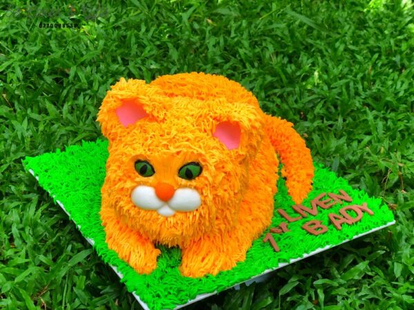 3D cat cake