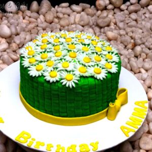 flower basket cake