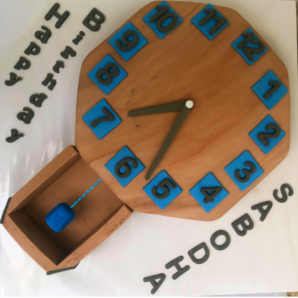 clock cake