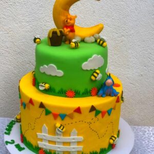 BC021 Winnie the Pooh theme birthday cake