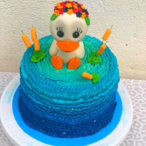 cute duck cake topper