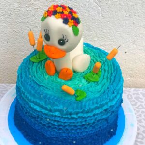 baby duck birthday cake