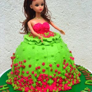 doll cake design idea