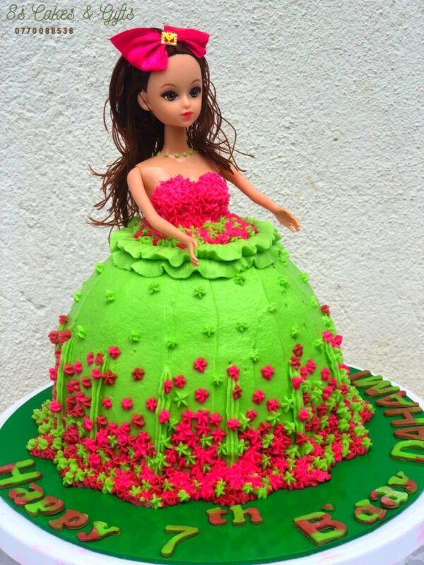 doll cake design idea