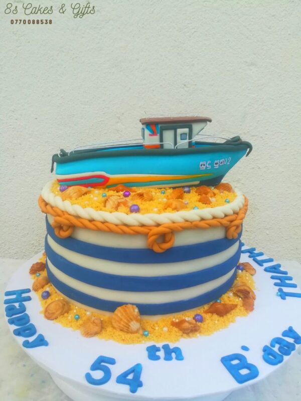 birthday cake idea for a fisherman