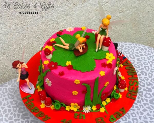 tinker bell birthday cake