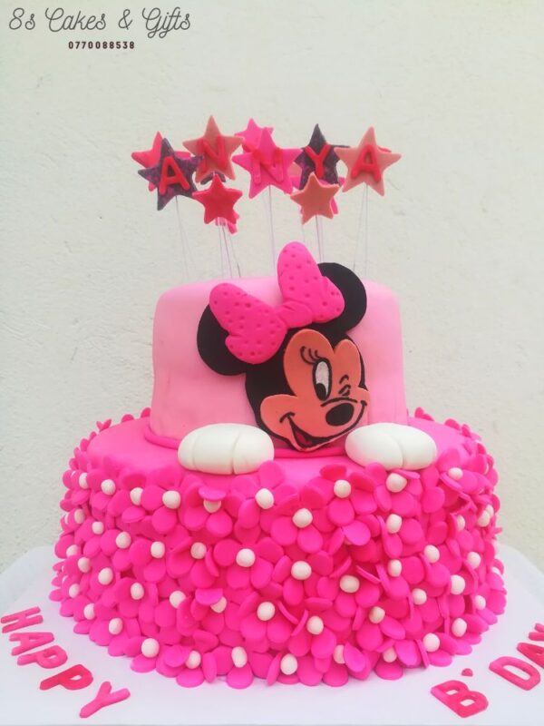 Minnie Mouse theme cake