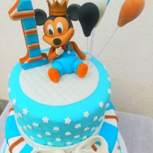 how to make a fondant micky mouse