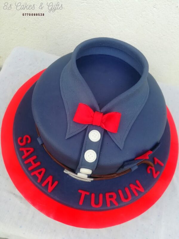 fondant shirt cake