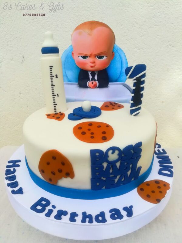 BOSS BABY BIRTHDAY CAKE