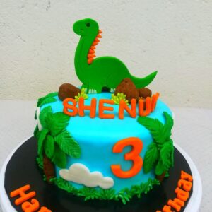 Dinosaur cake