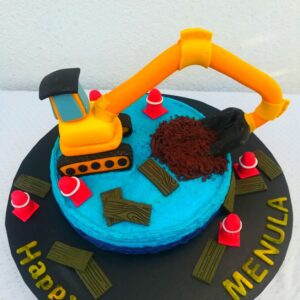 Dozer birthday cake