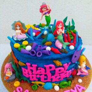 sea theme cake