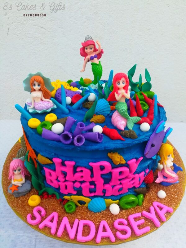 sea theme cake