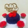 how to decorate simple cake
