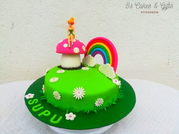 Rainbow birthday cake