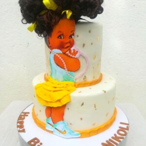 black girl birthday cake