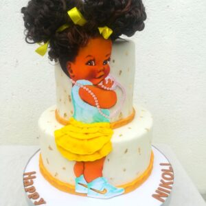 ebony girl cake