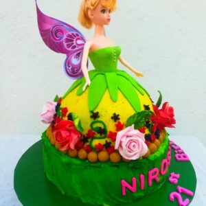 Doll birthday cake