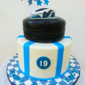 BMW car cake