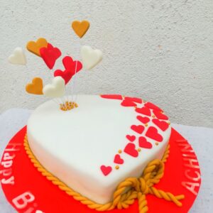 Heart cake design