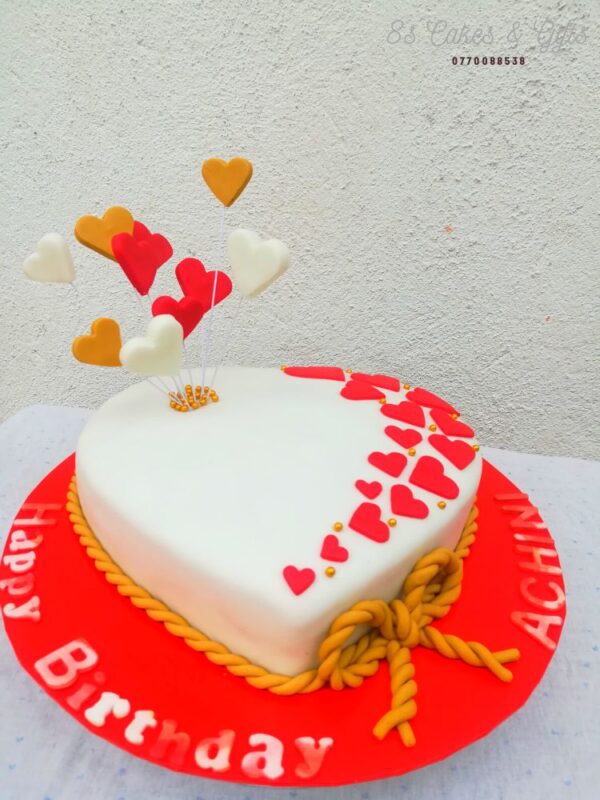 Heart cake design