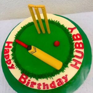 bat and ball cake