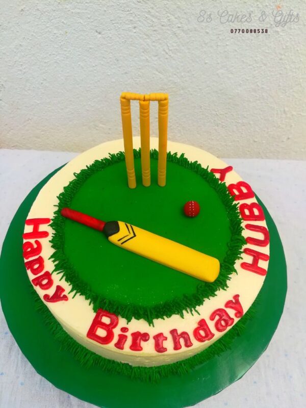 birthday cake for cricketer