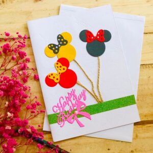 Minnie mouse birthday card