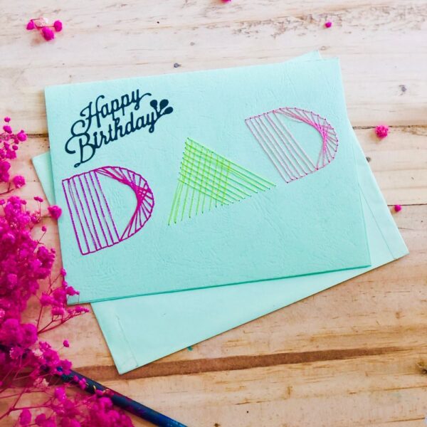 hand made birthday card for dad