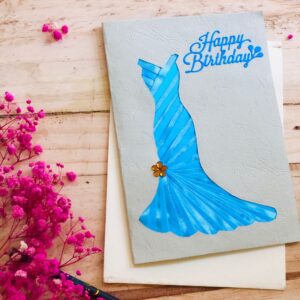 handmade birthday card idea for girls