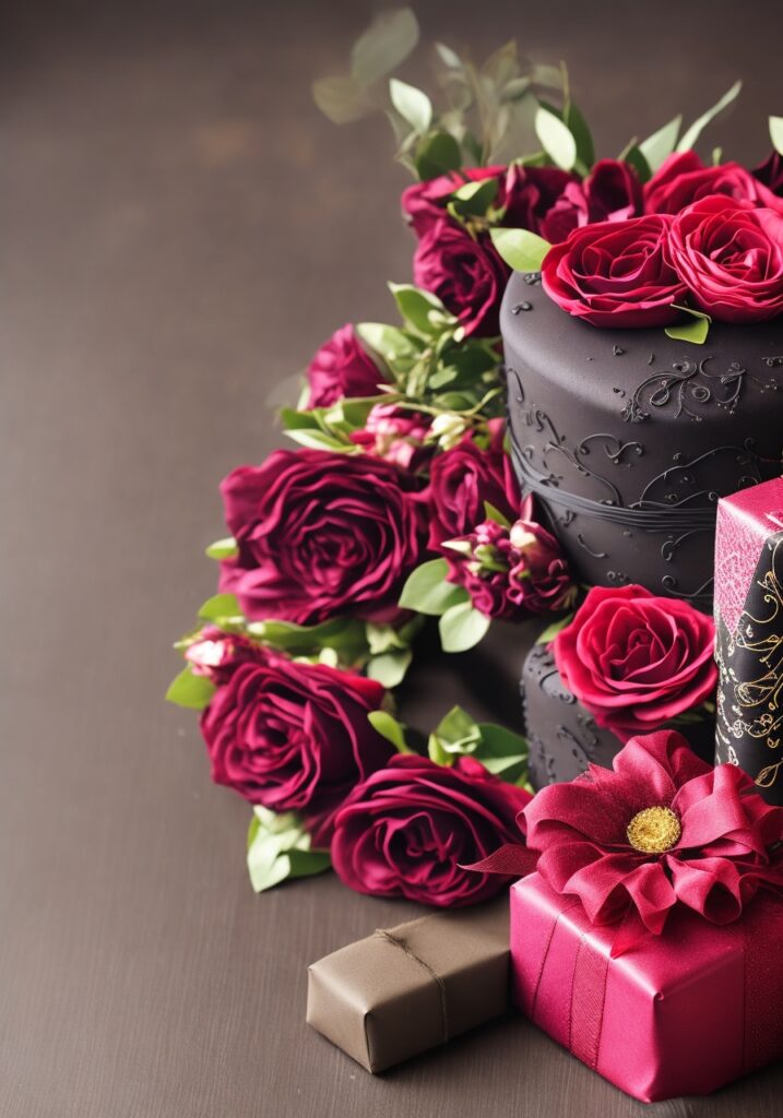 surprise flower basket