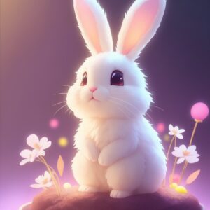 300DPI bunny image free download