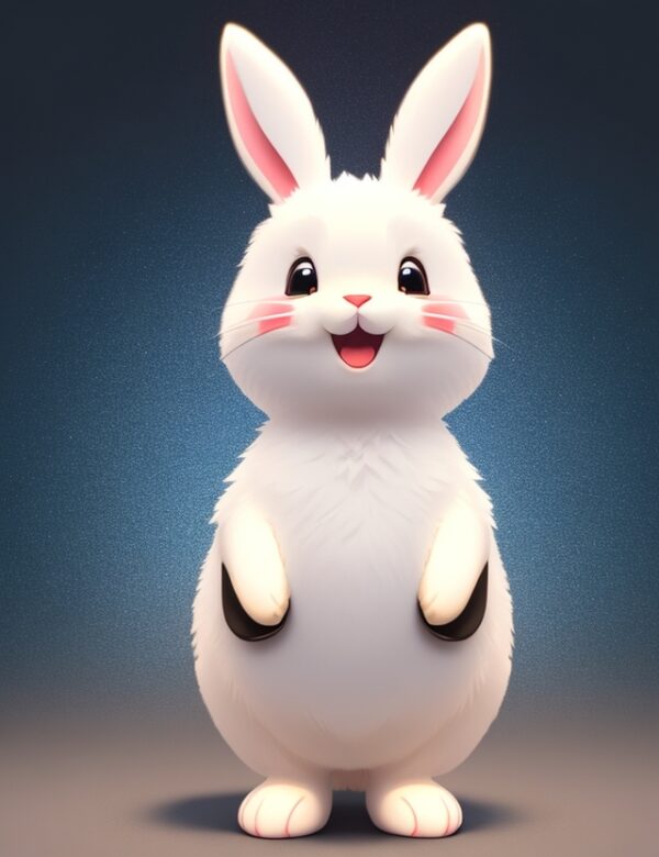 laughing bunny HD wall paper free download