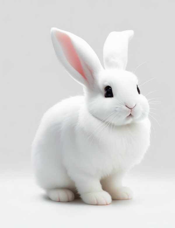 Realistic rabbit image for free