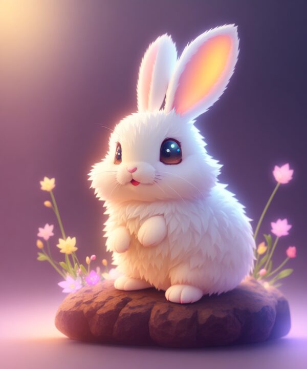 Adorable rabbit wallpaper for free