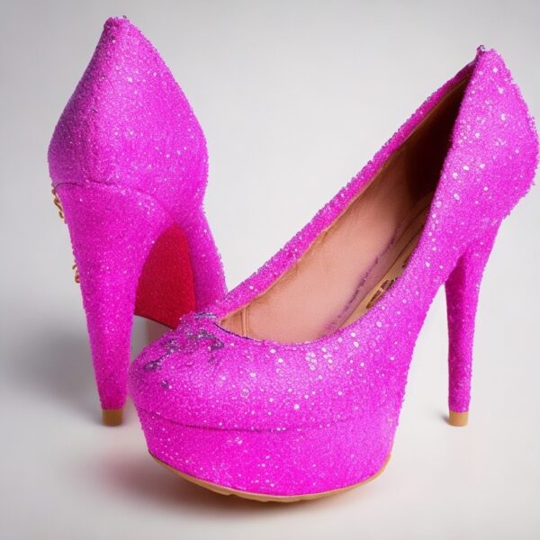 Pink Barbie Shoe Free Downloadable Image