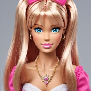 Barbie Girl Closeup Image