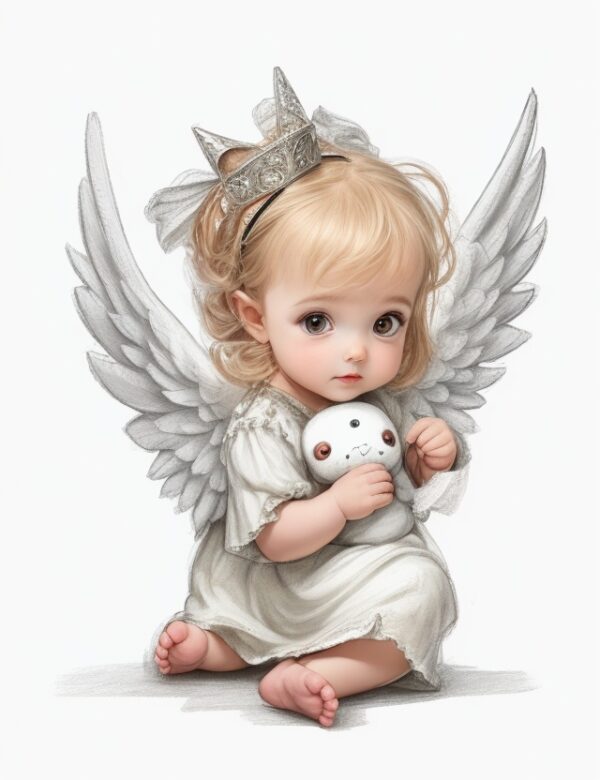 Cute Baby Angel HD Image Free Download