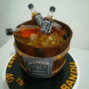 Jack daniel cake