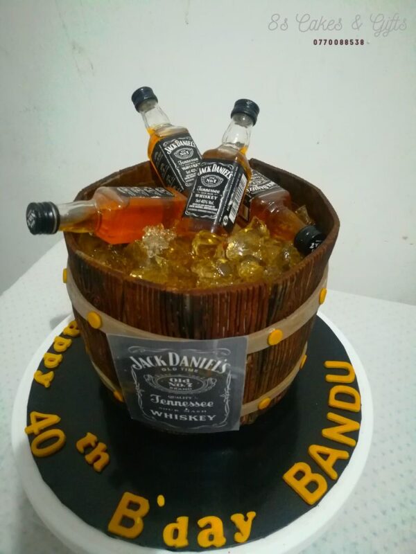 Jack daniel cake