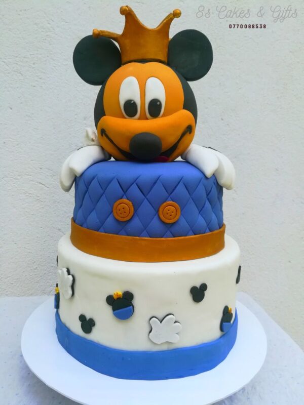 Micky mouse theme cake