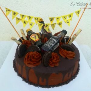 Jack daniel cake for my hubby