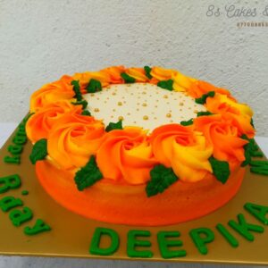 Butter cream cake design for beginners